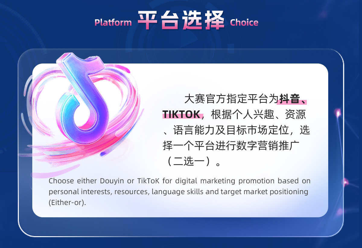 中国-东盟 AI+ 跨境数字营销大赛-平台选择