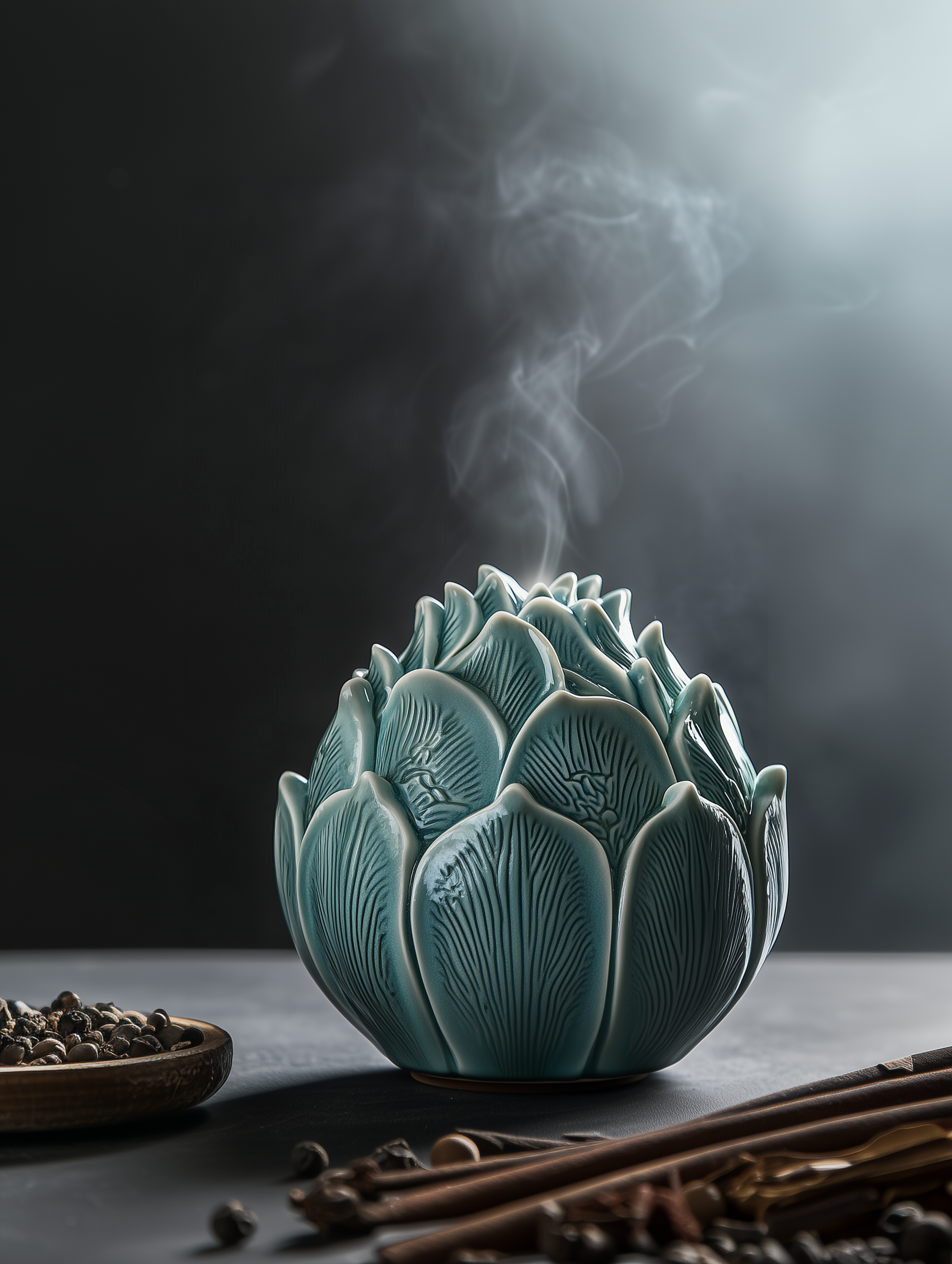莲韵香炉