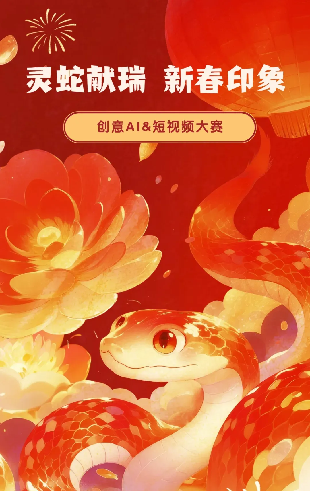 “灵蛇献瑞·新春印象”—创意AI&短视频大赛
