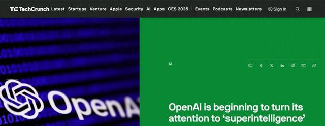 OpenAI 首席执行官宣布目标升级：迈向超级智能