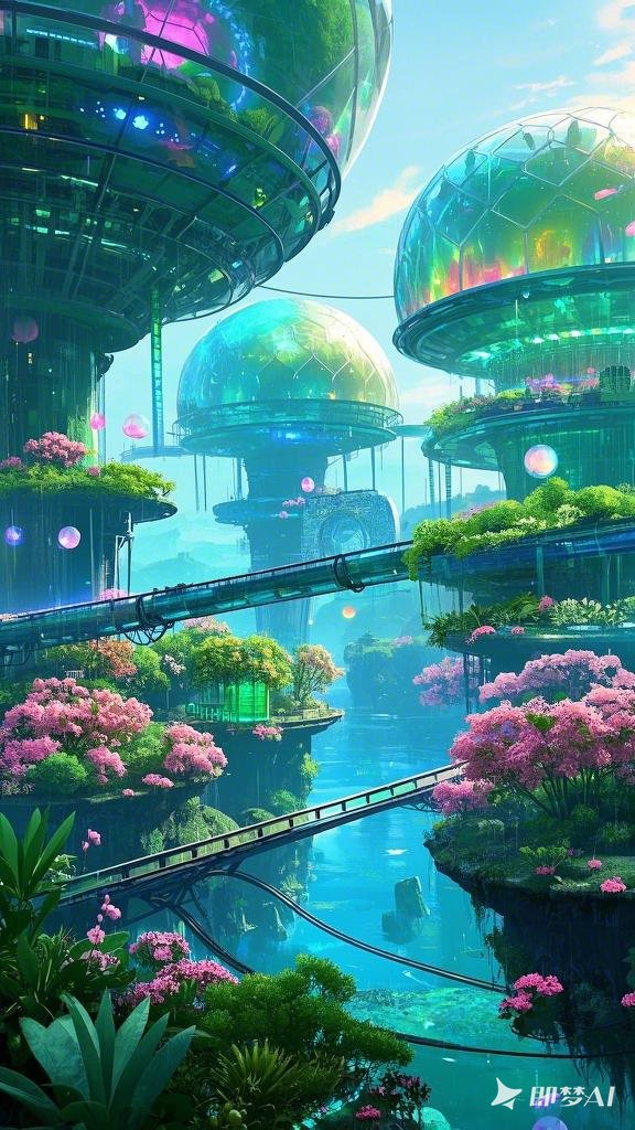 《幻彩灵境悬浮绿都》