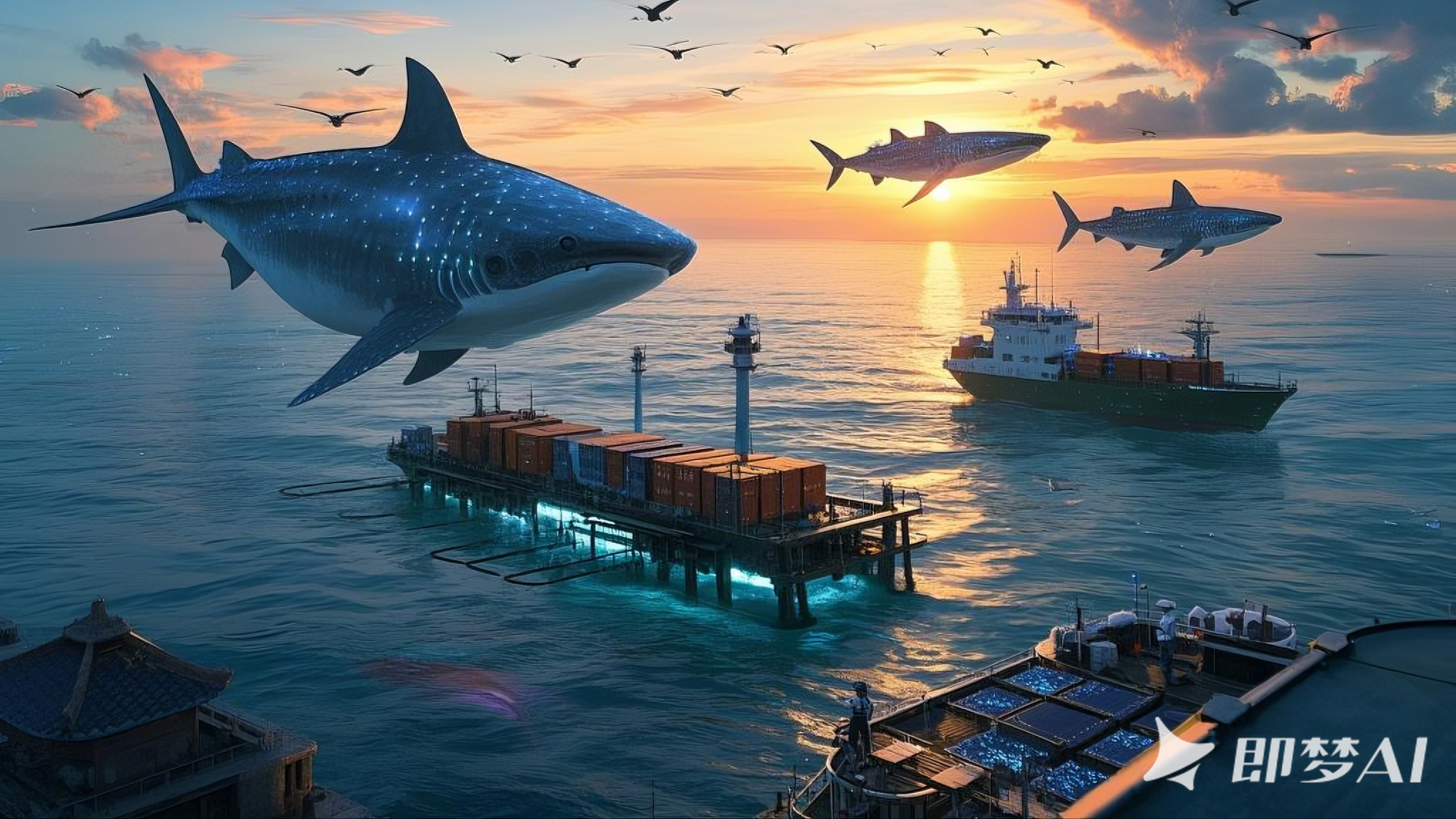 《黄昏沧海的奇幻掠影 》