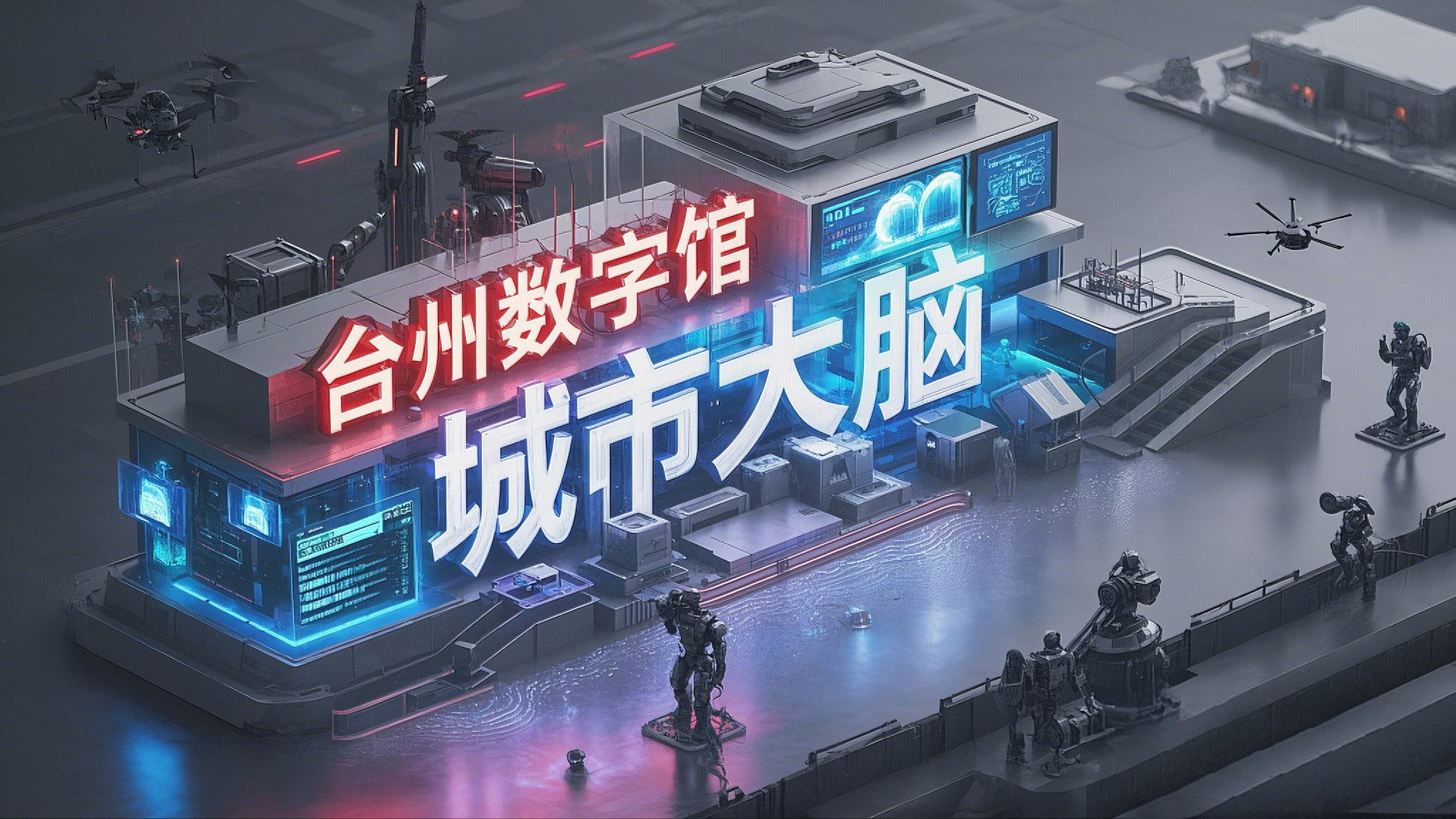 赛博朋克风潮：台州数字馆的霓虹交响曲