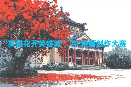 “英雄花开英雄城” AI 绘画创作大赛