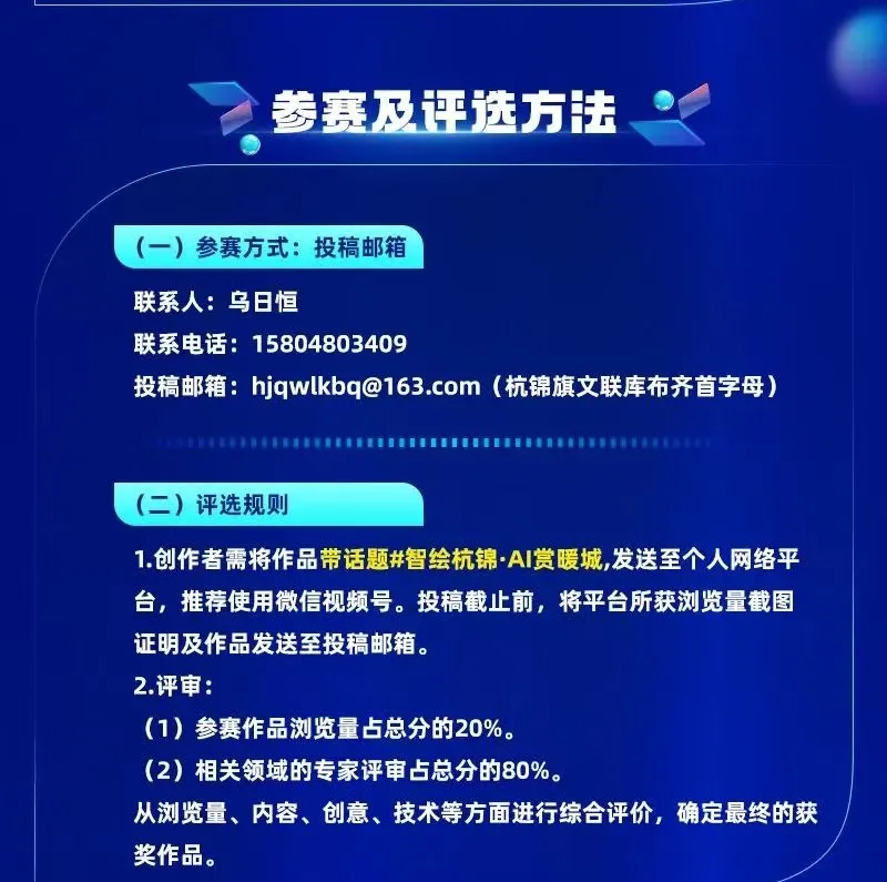 AI参赛以及评选方法