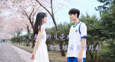 青春校园言情短剧《悬与野月亮》