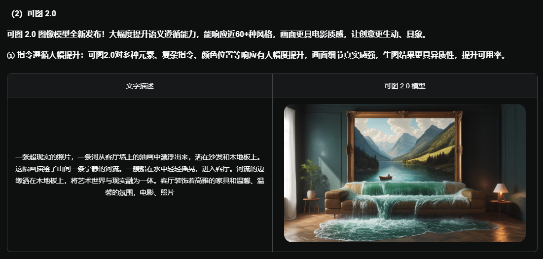 可灵AI 2.0