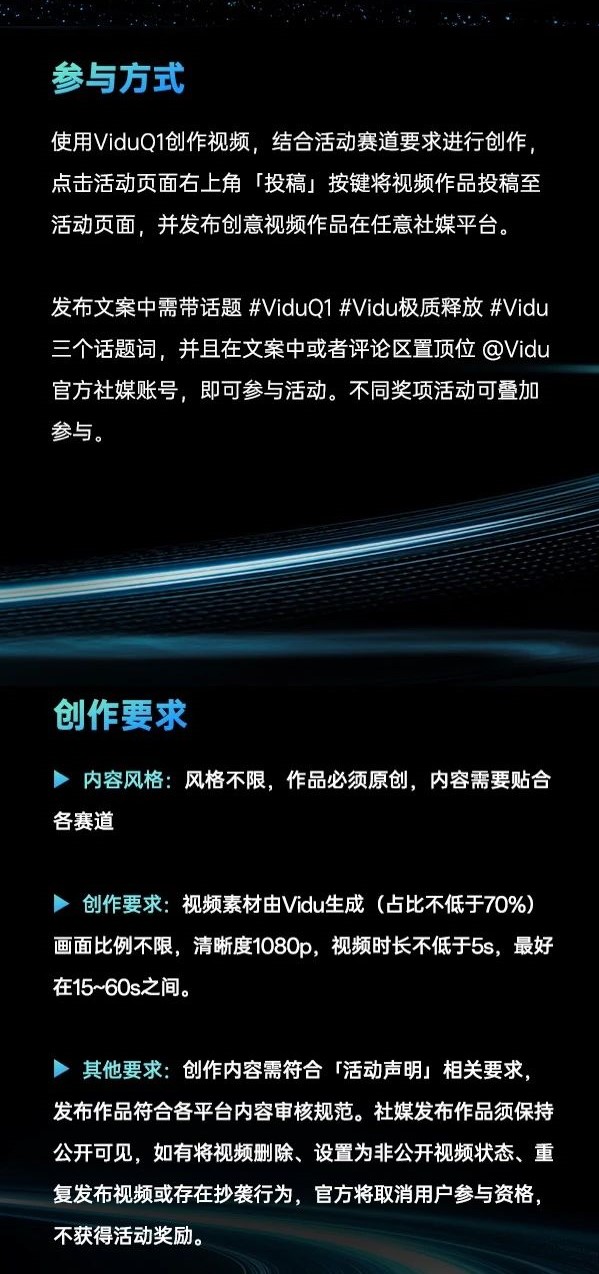 Vidu Q1活动参与方式