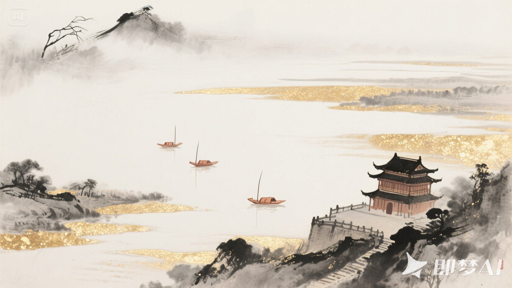 《时空折叠·忧乐岳阳》 ——当千年名楼遇见AI奇境
