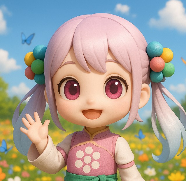  甜美少女花朝小衣橱