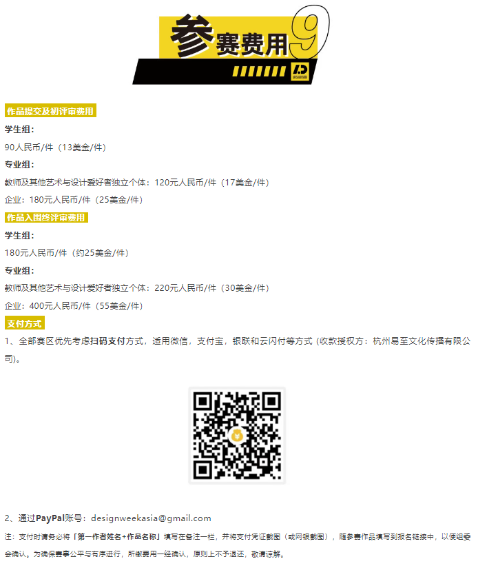 参赛费用