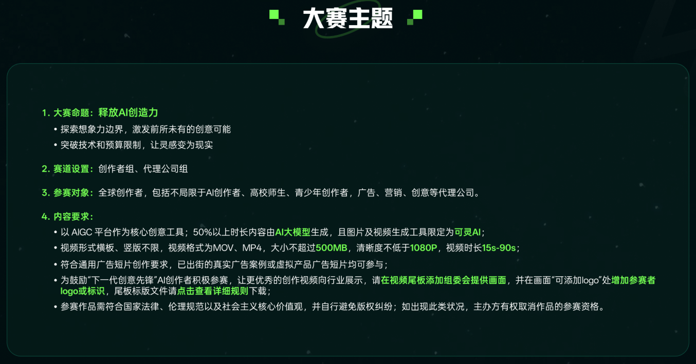 可灵AI大赛
