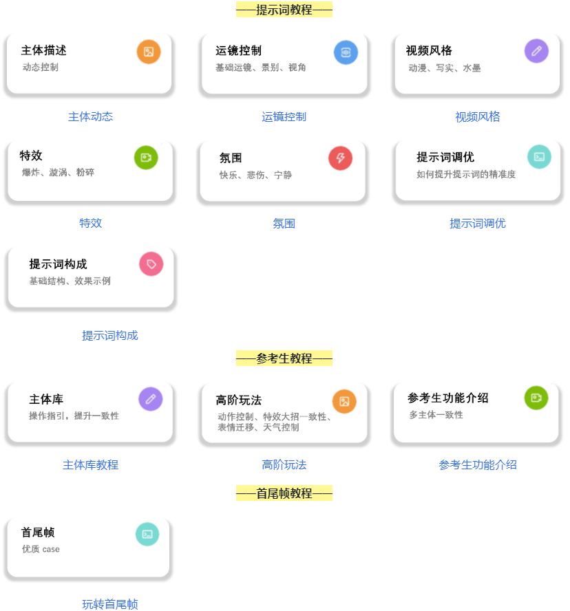 Vidu AI提示词指南 