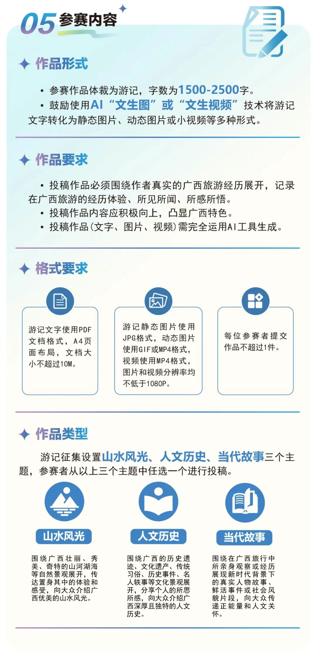 2025“AI广西”游记大赛