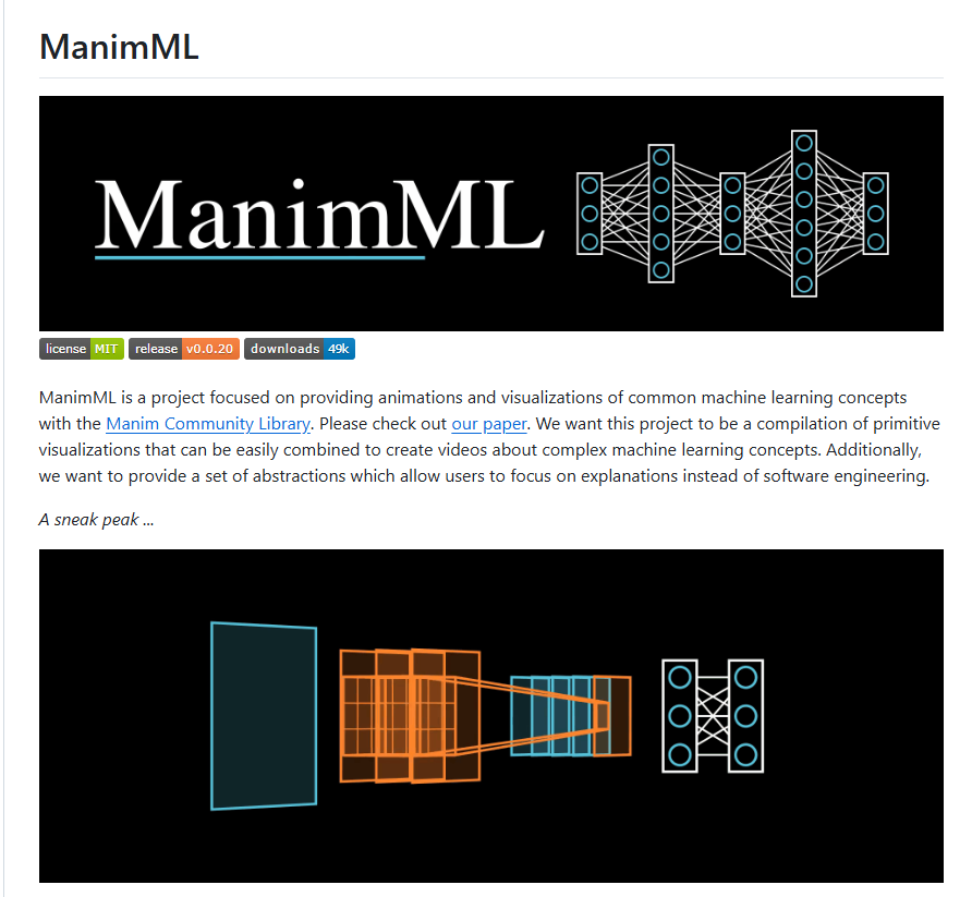 AI动画神器ManimML