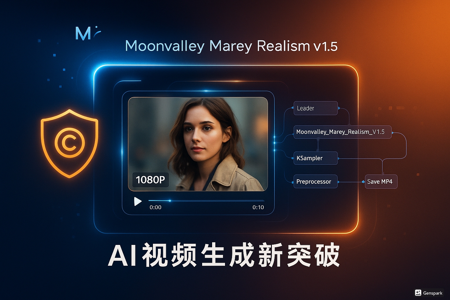 Moonvalley发布Marey Realism v1.5：原生1080P AI视频模型，零版权风险!