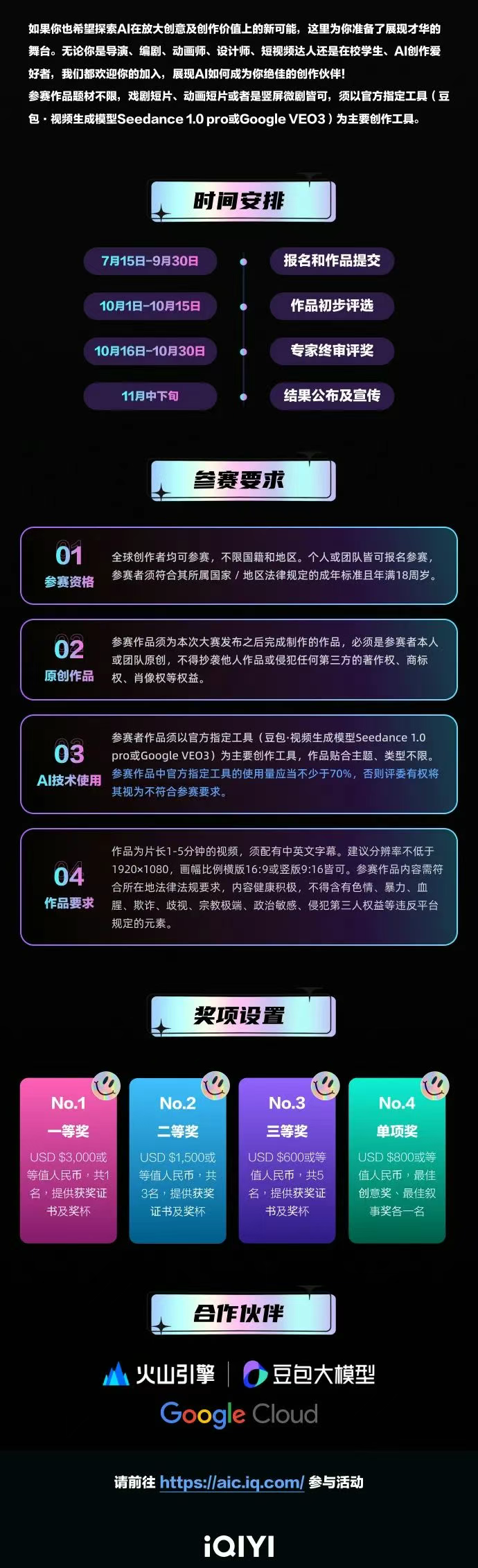 爱奇艺“与AI共生”短片创作大赛