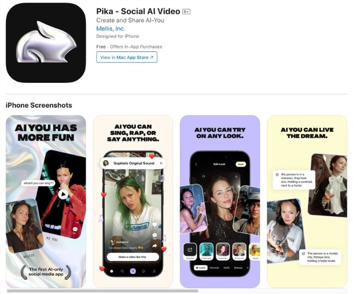 Pika-Social AI Vido