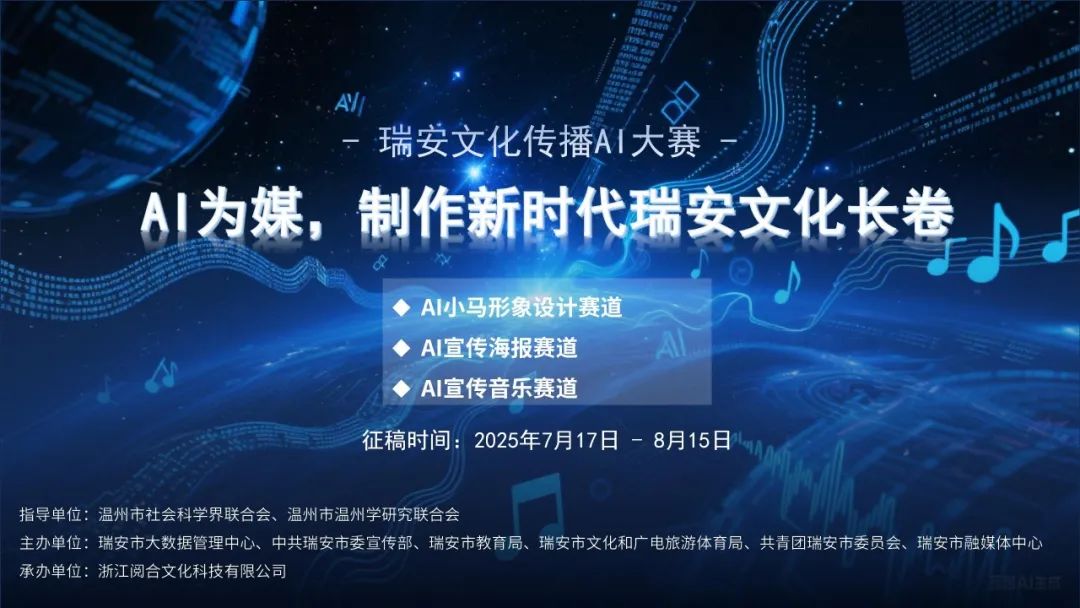 瑞安文化传播AI大赛