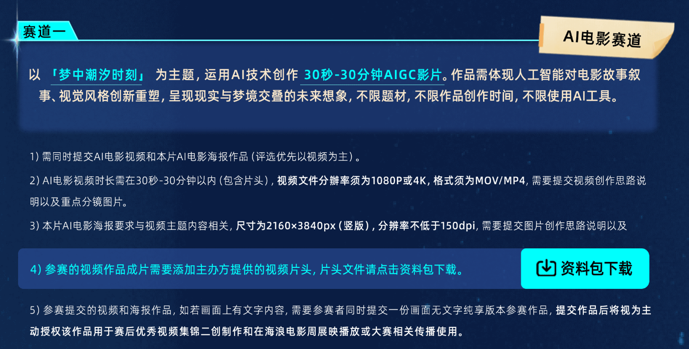 梦中潮汐时刻AIGC电影创作者大赛