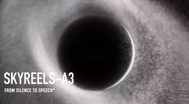 昆仑万维SkyReels-A3模型发布：照片开口说话，视频创作“一键改台词”