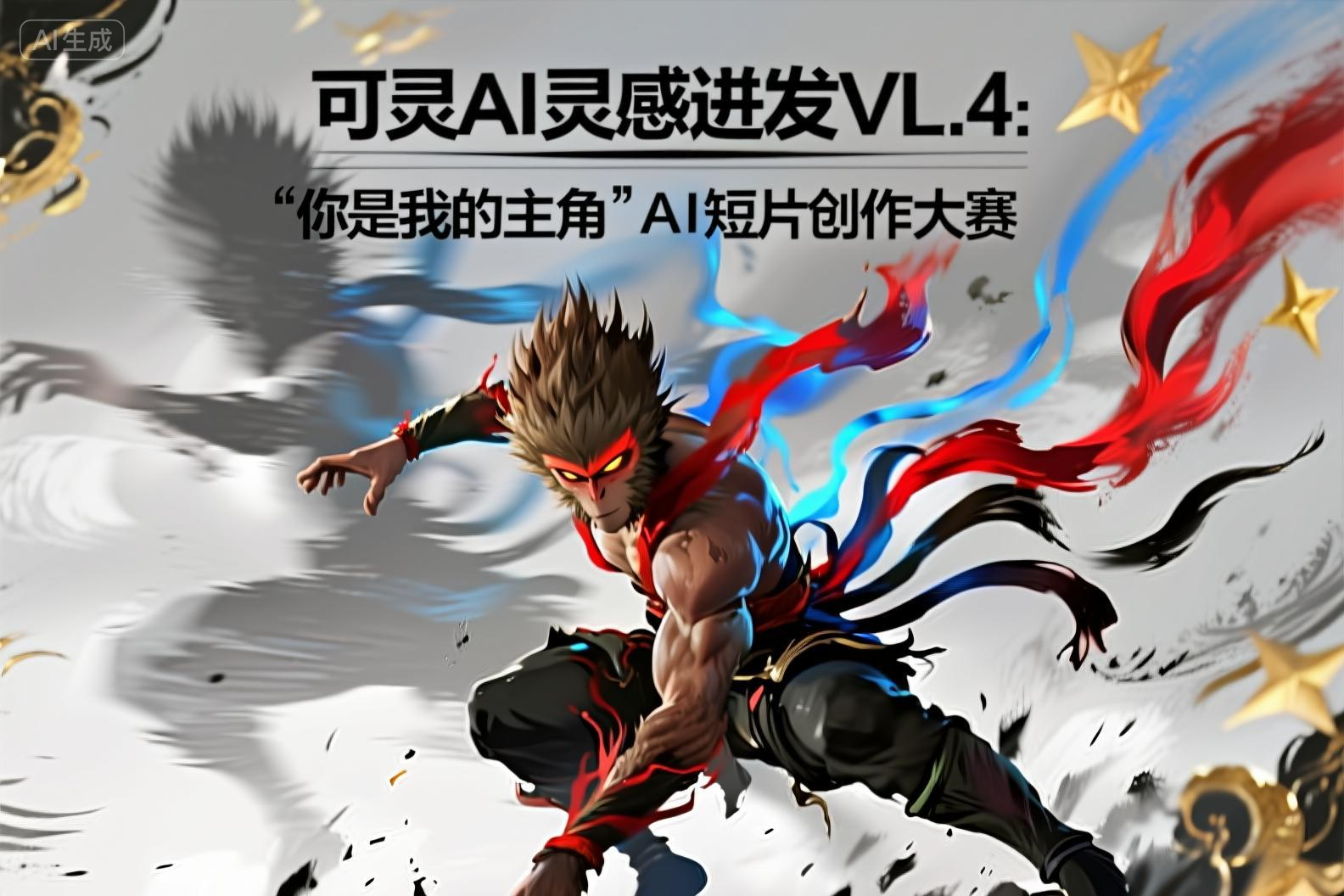 可灵AI灵感迸发Vol.4：“你是我的主角”AI短片创作大赛火热开启！