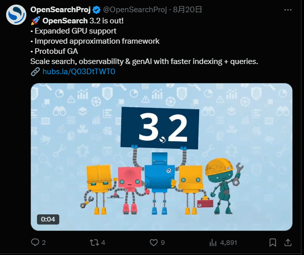 OpenSearch 3.2