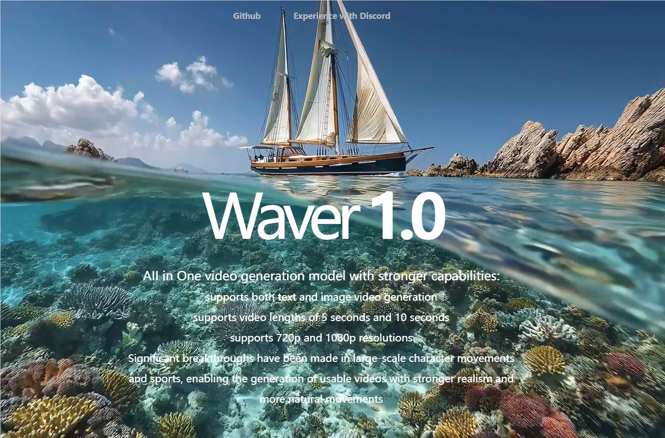字节AI视频模型Waver 1.0发布：多镜头叙事+跨风格生成，重新定义视频创作