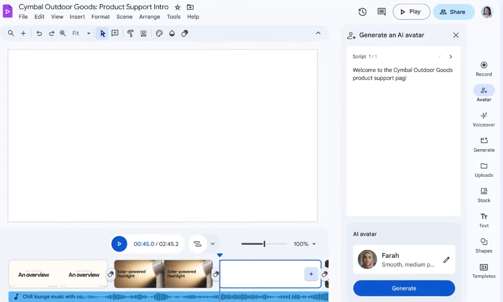 谷歌放大招！AI视频工具Google Vids免费开放，普通用户也能玩转专业剪辑