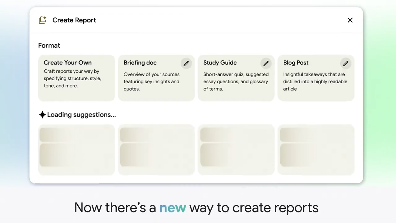 Google NotebookLM报告工具重磅升级：80+语言支持与超强定制化