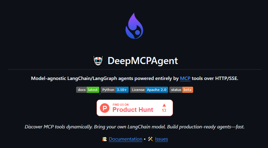 DeepMCPAgent开源：基于MCP协议的AI代理框架，实现动态工具发现与即插即用