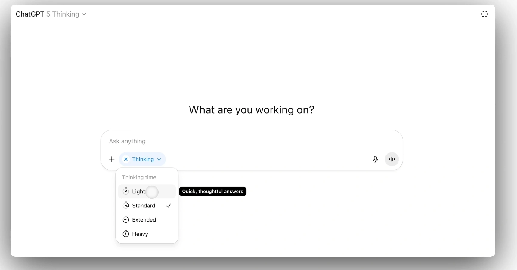 GPT-5 Thinking“思考模式”
