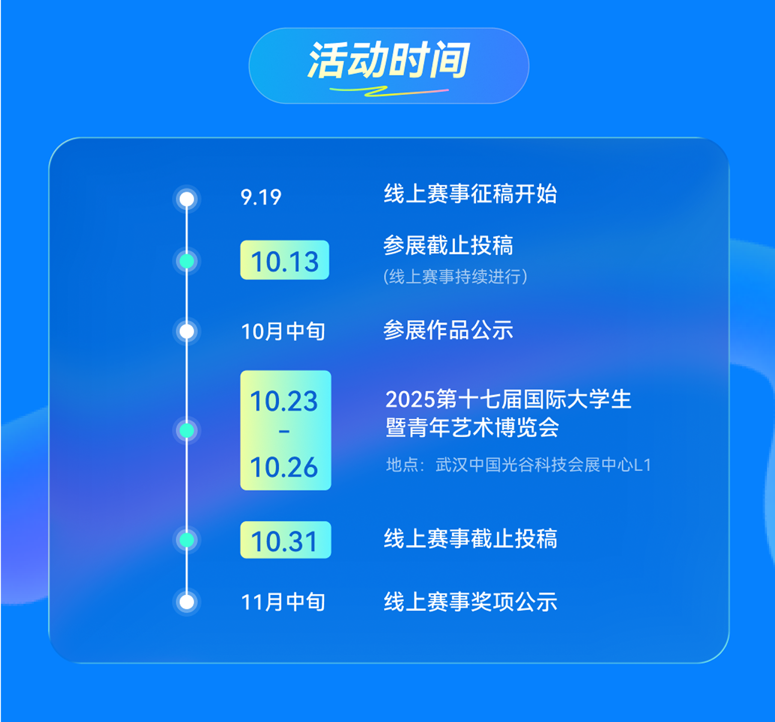AI大赛活动时间