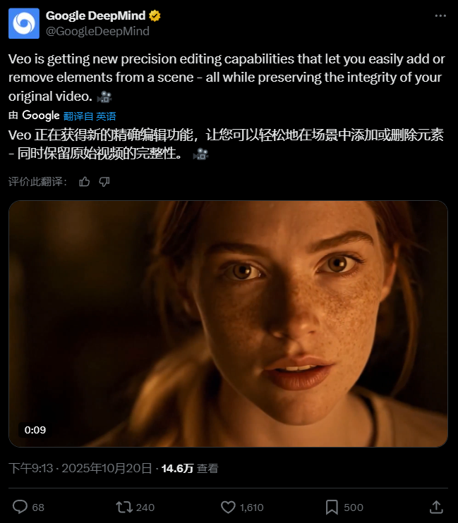 谷歌Veo