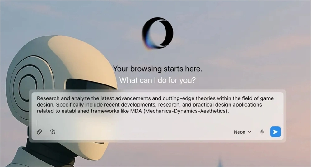 Opera Neon浏览器ODRA上线