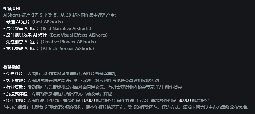 2025HiShorts!青年短片周：AI影像作品征集