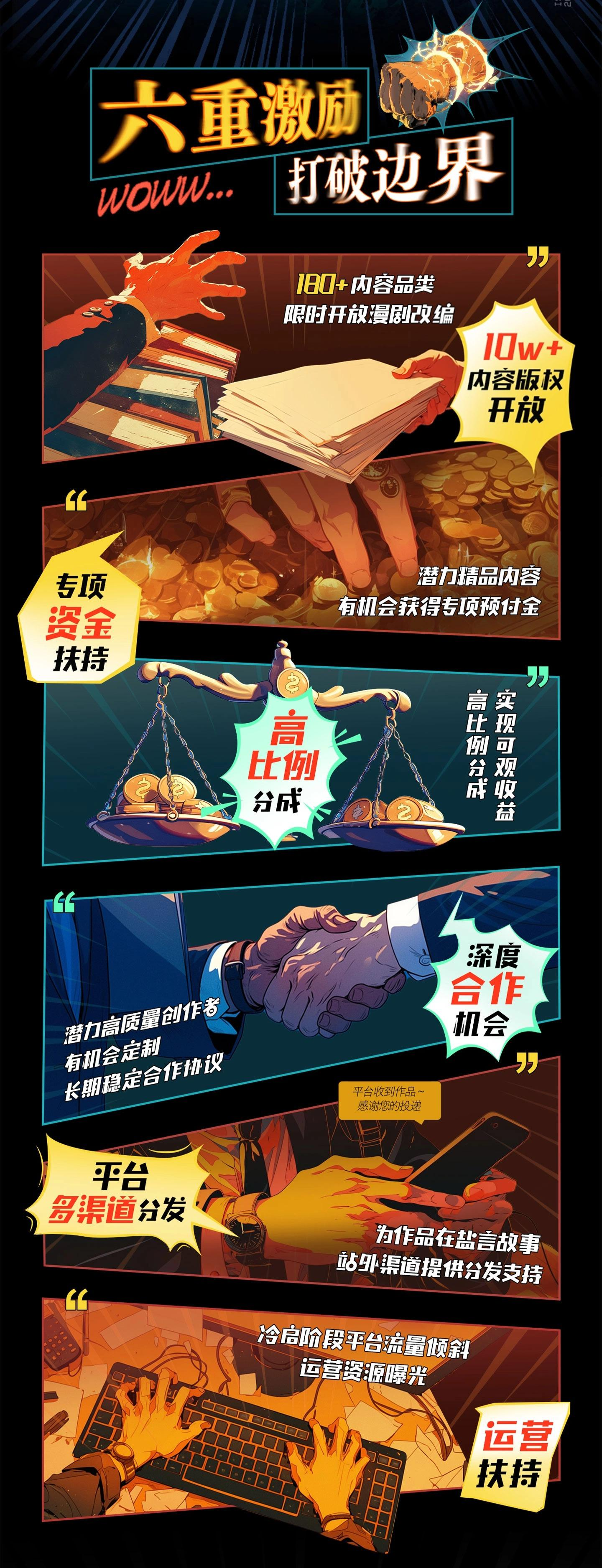 知乎x盐言故事：漫剧创作者激励计划
