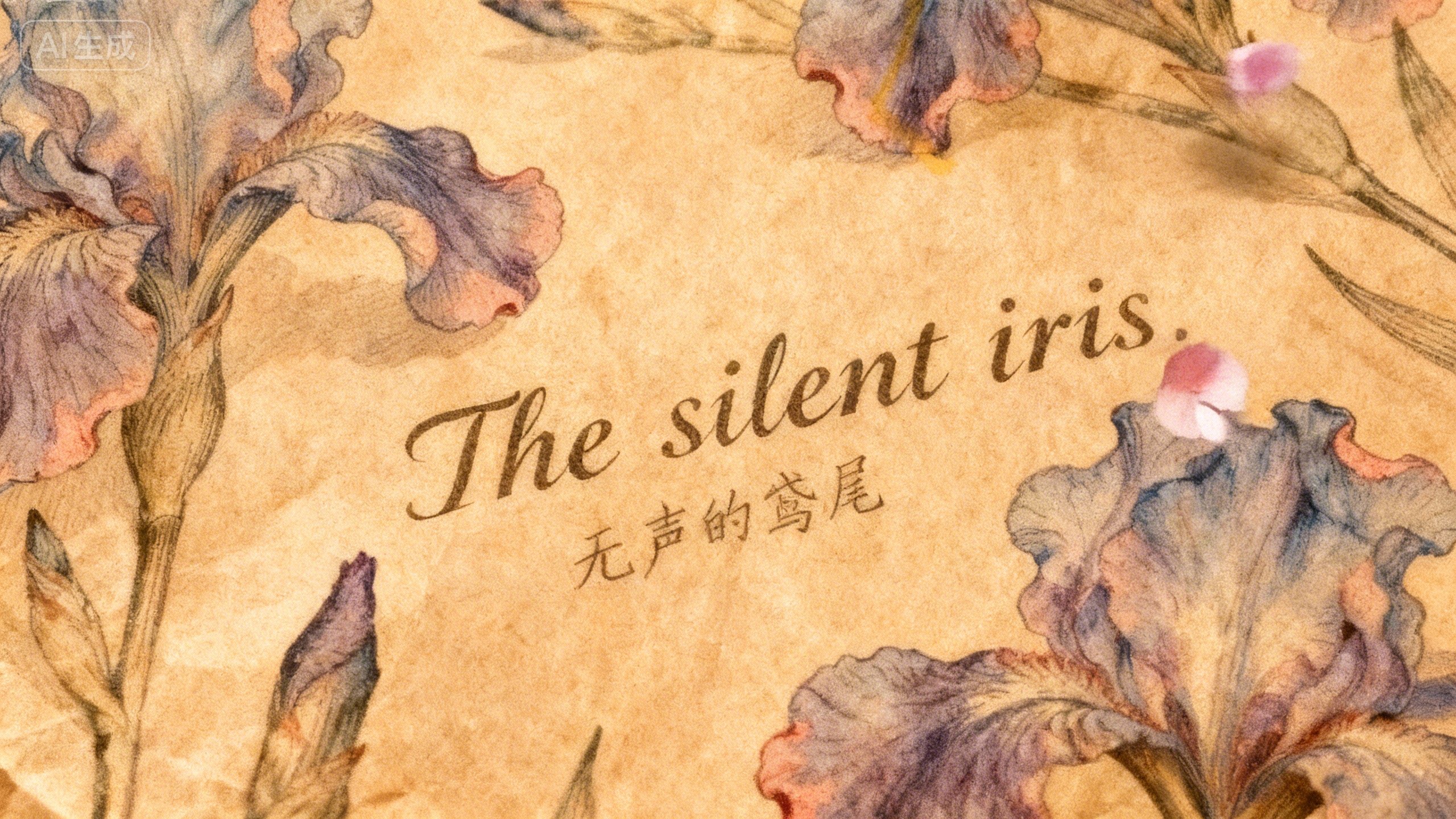 无声的鸢尾
