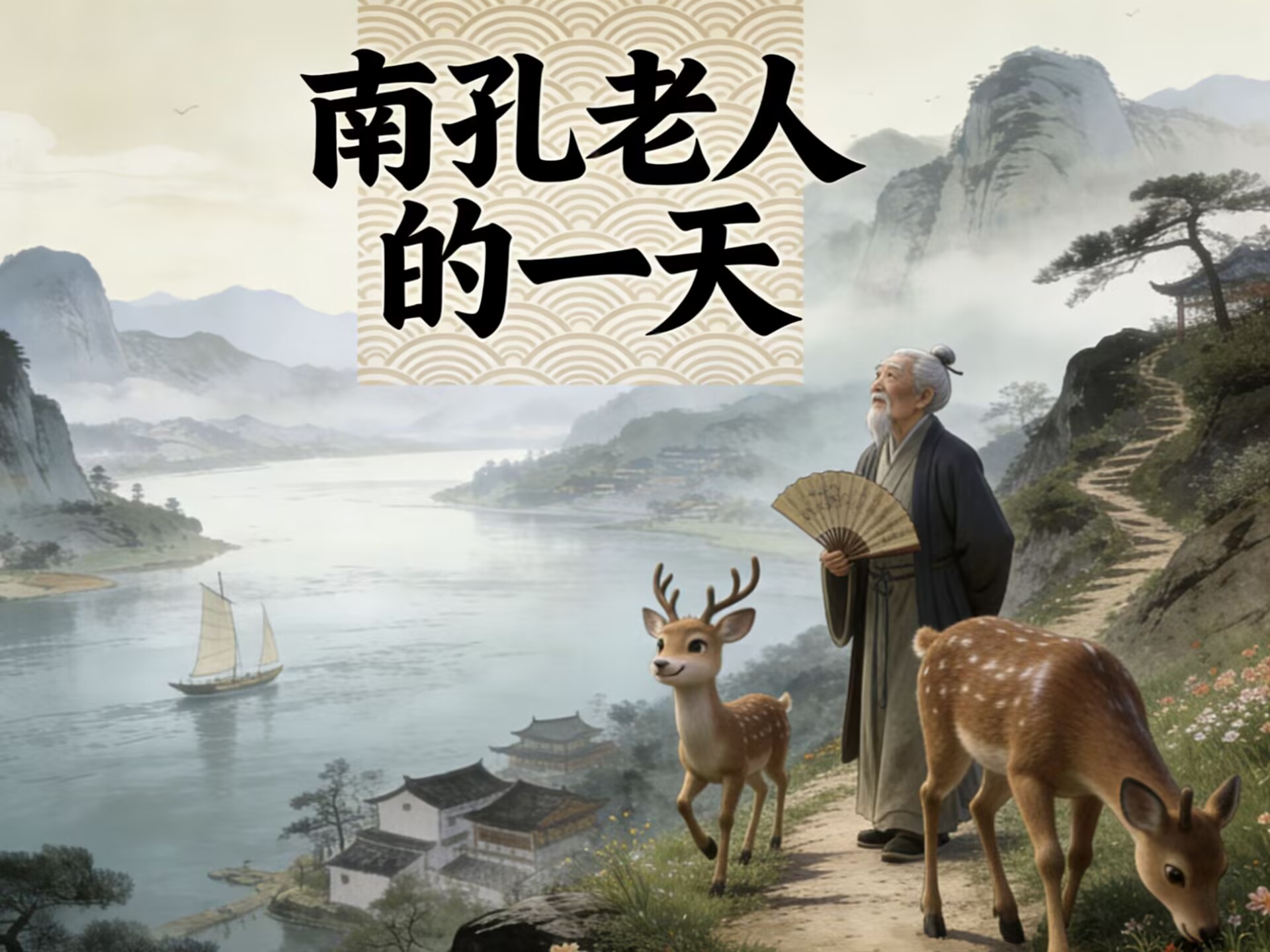 南孔老人的一天