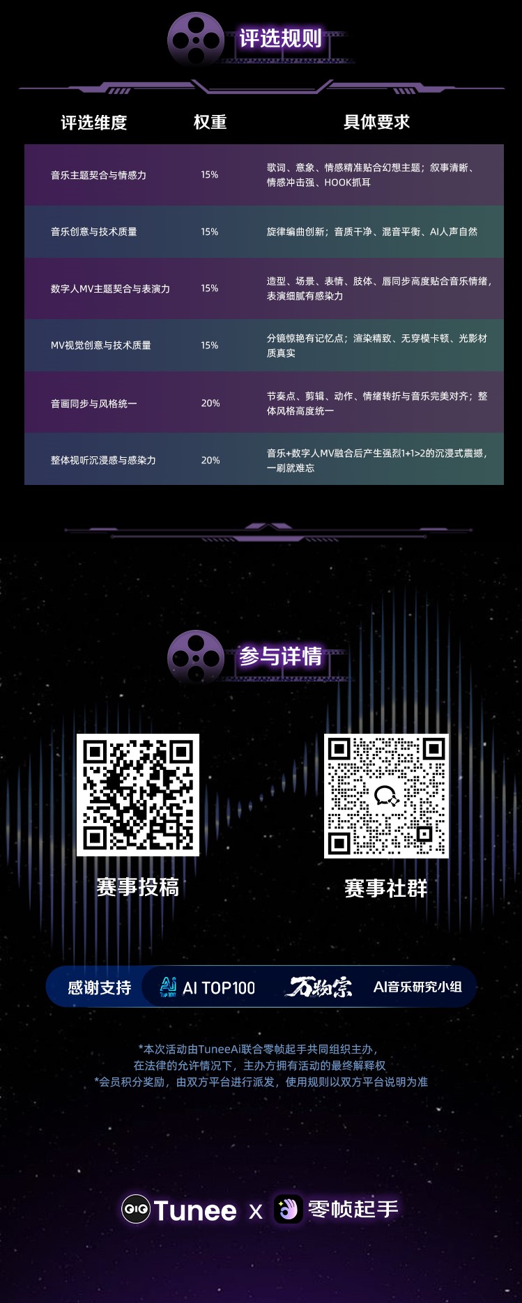 Tunee x 零帧起手角色主题曲挑战赛