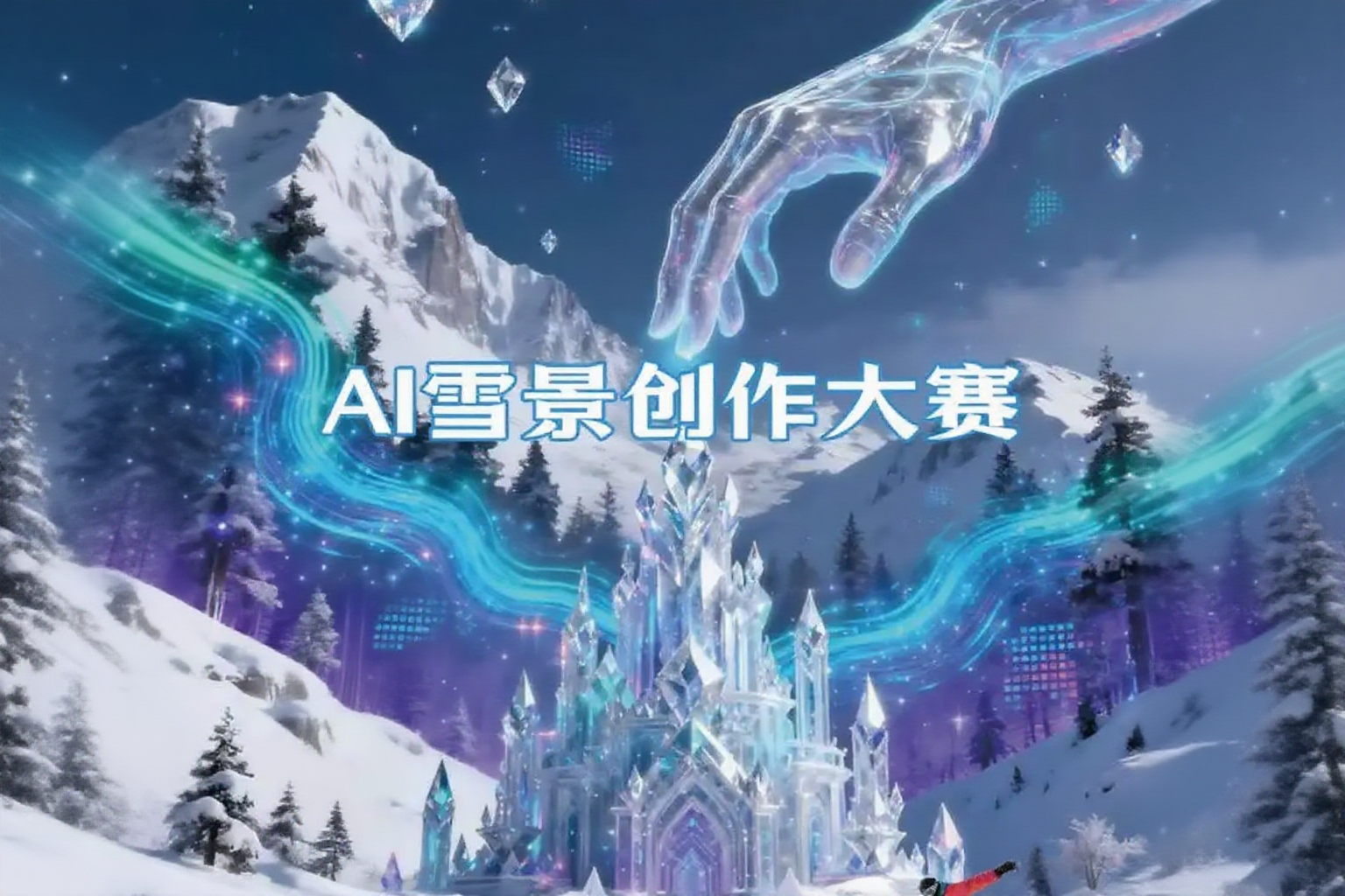冰雪与AI的梦幻联动：“AI雪景创作大赛”邀您共赴创意盛宴