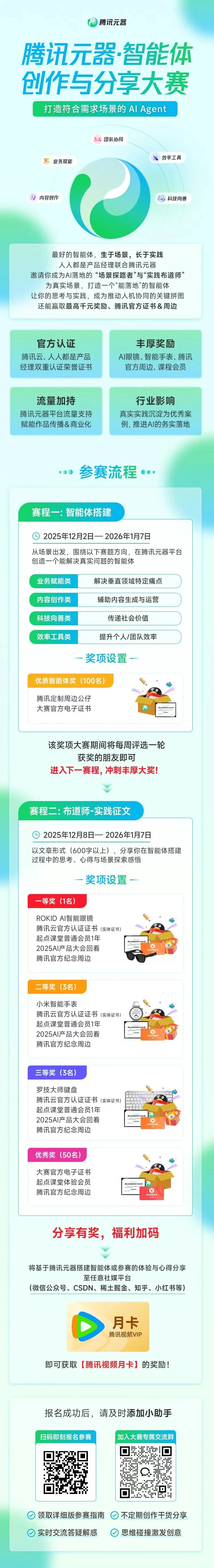 腾讯元器·智能体创作与分享大赛