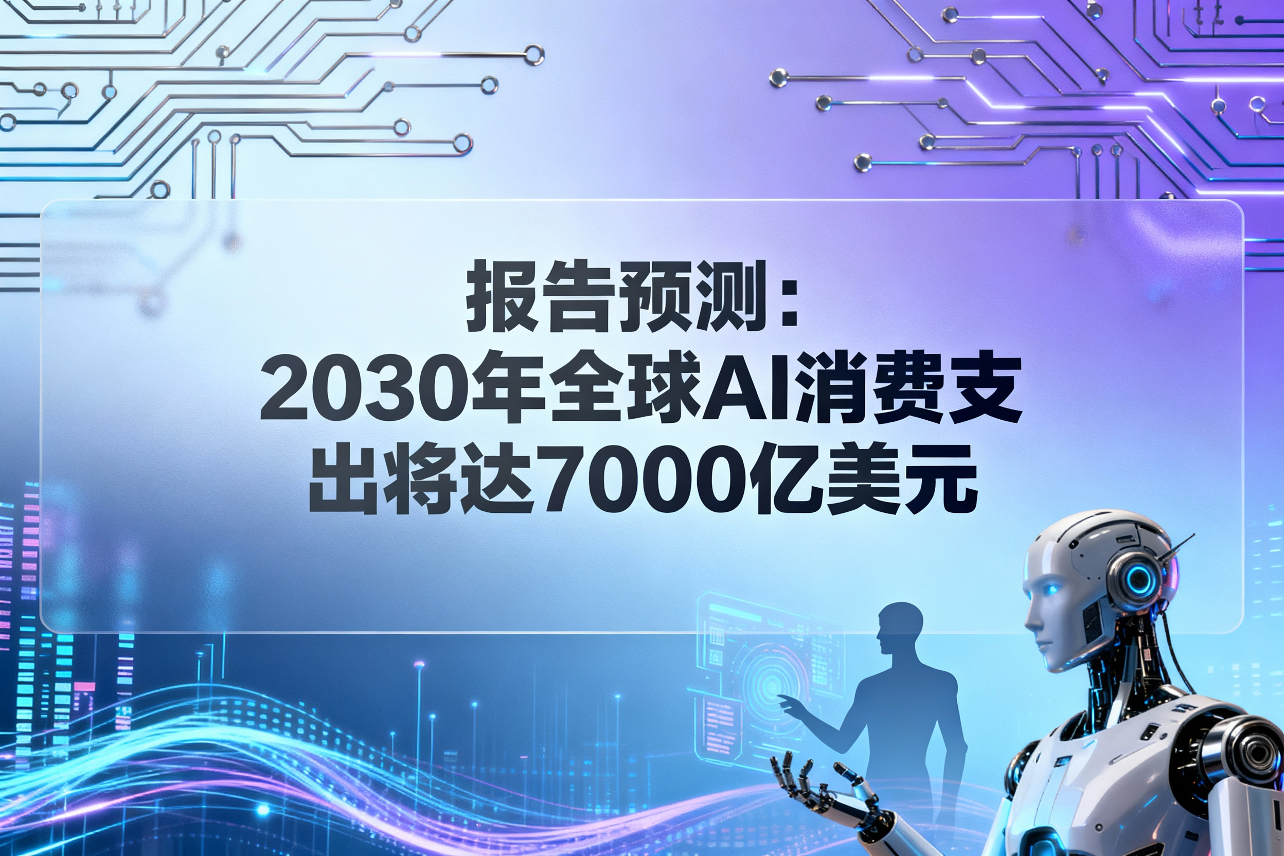 2030年全球AI消费近7000亿美元