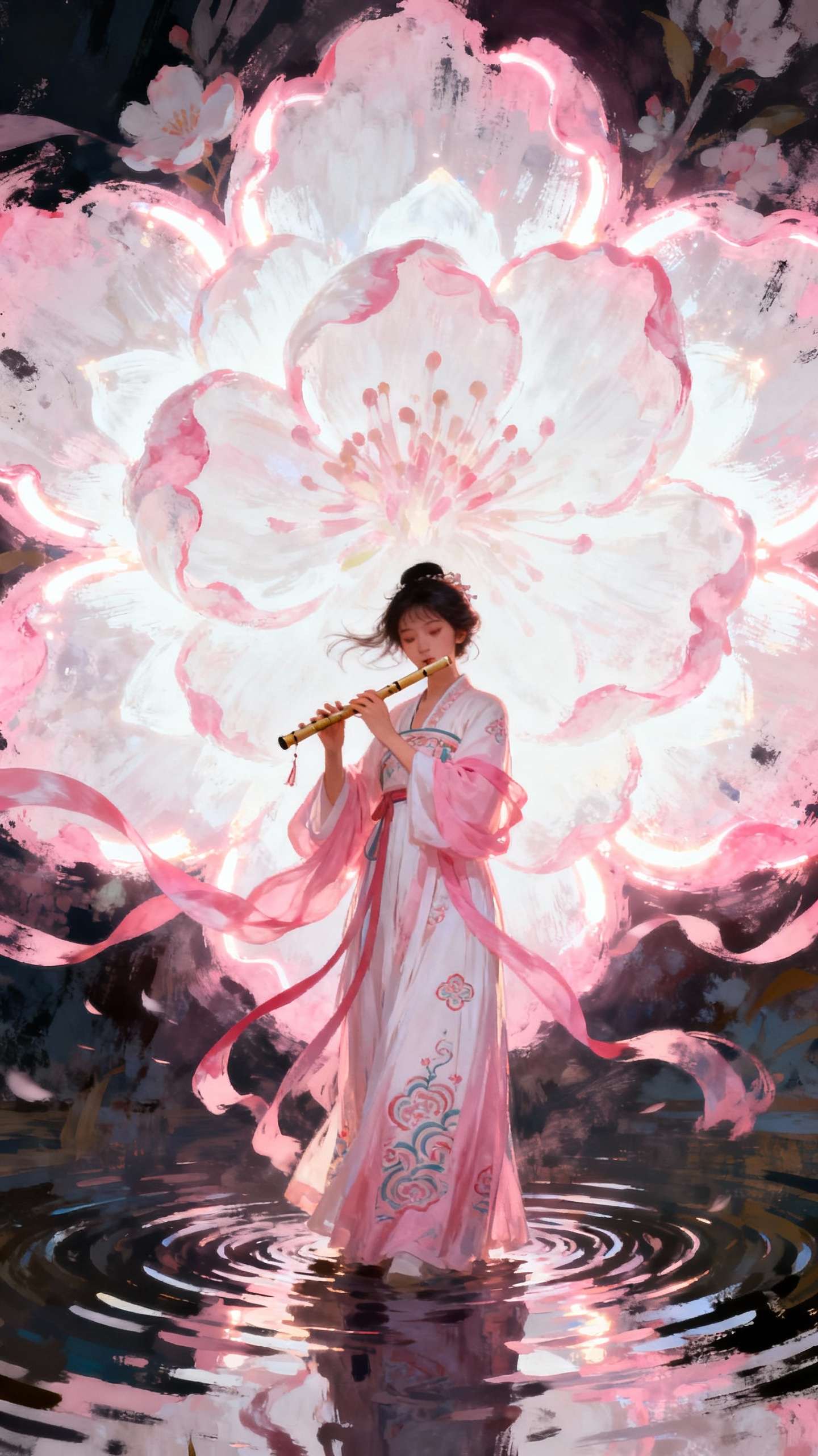 海棠仙子吹尺八