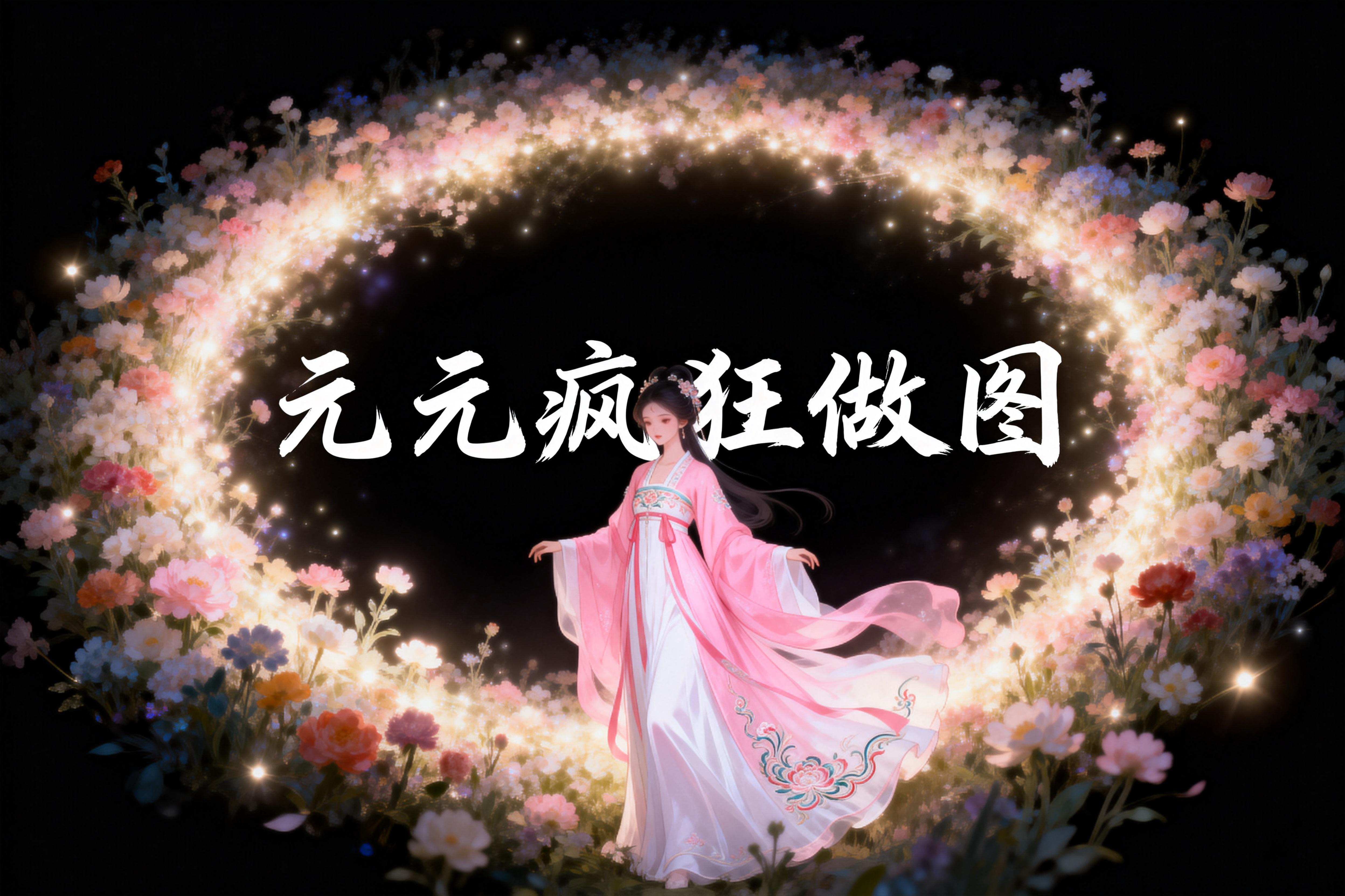 元元疯狂做图：使用即梦模型生成各种鲜花仙女-附带提示词