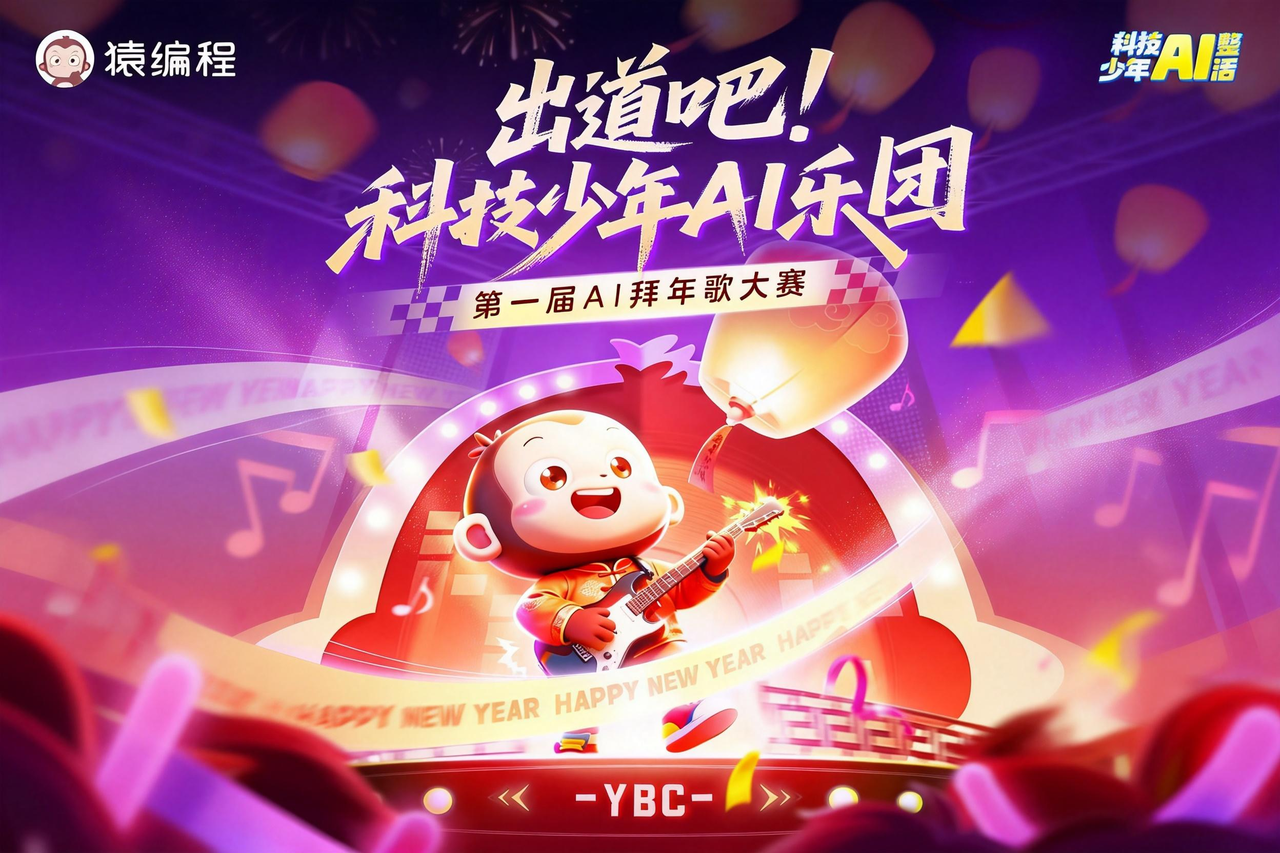 AIGC大赛：第一届AI拜年歌大赛即将开始