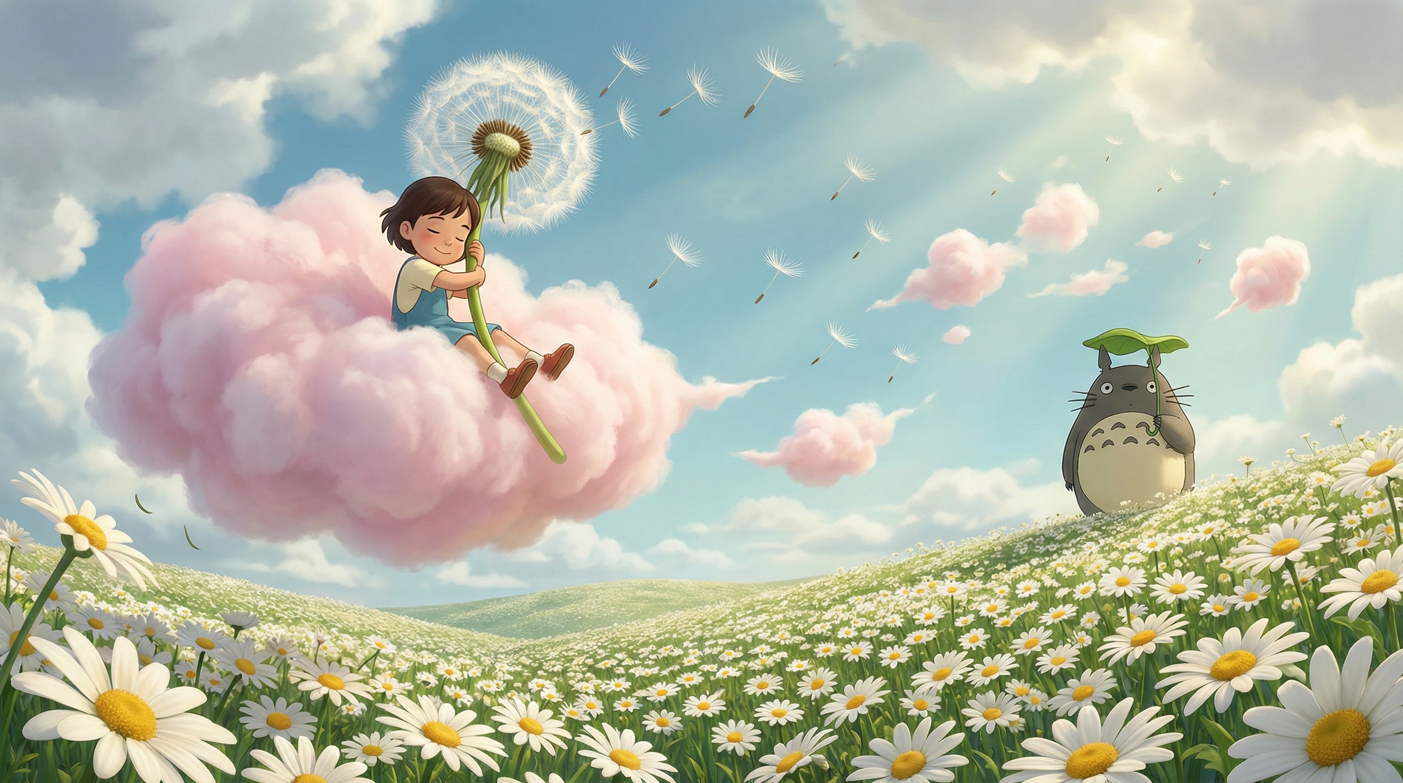 云朵上的蒲公英信笺