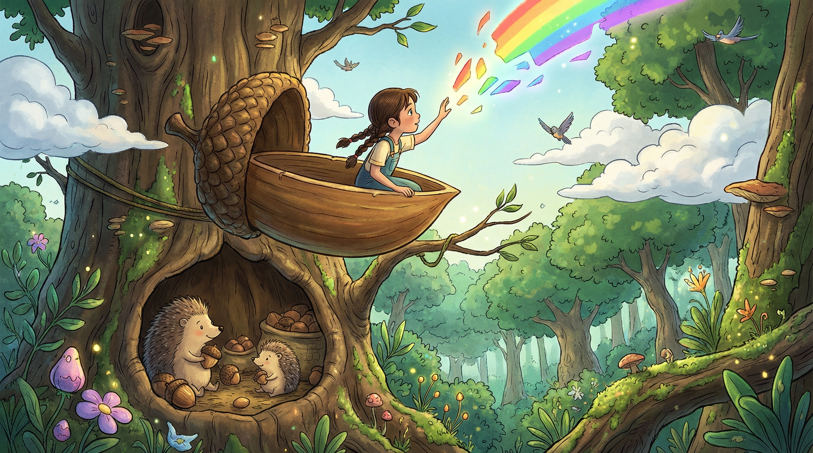 橡果壳里的森林瞭望台