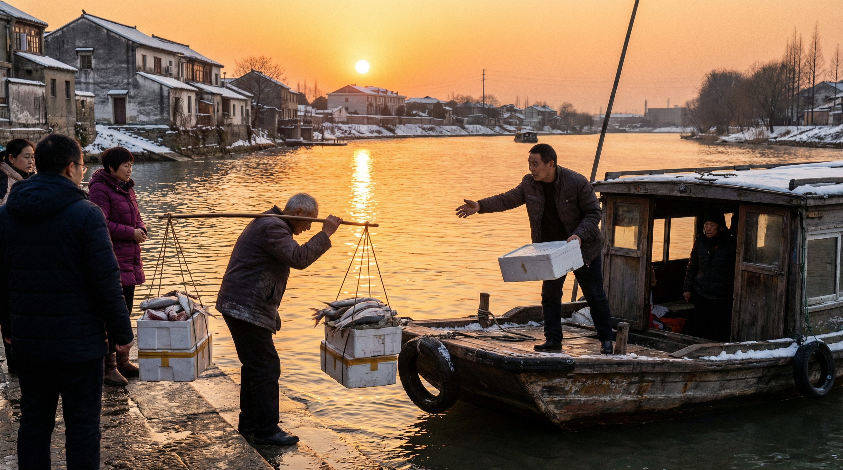 渡口的免费摆渡