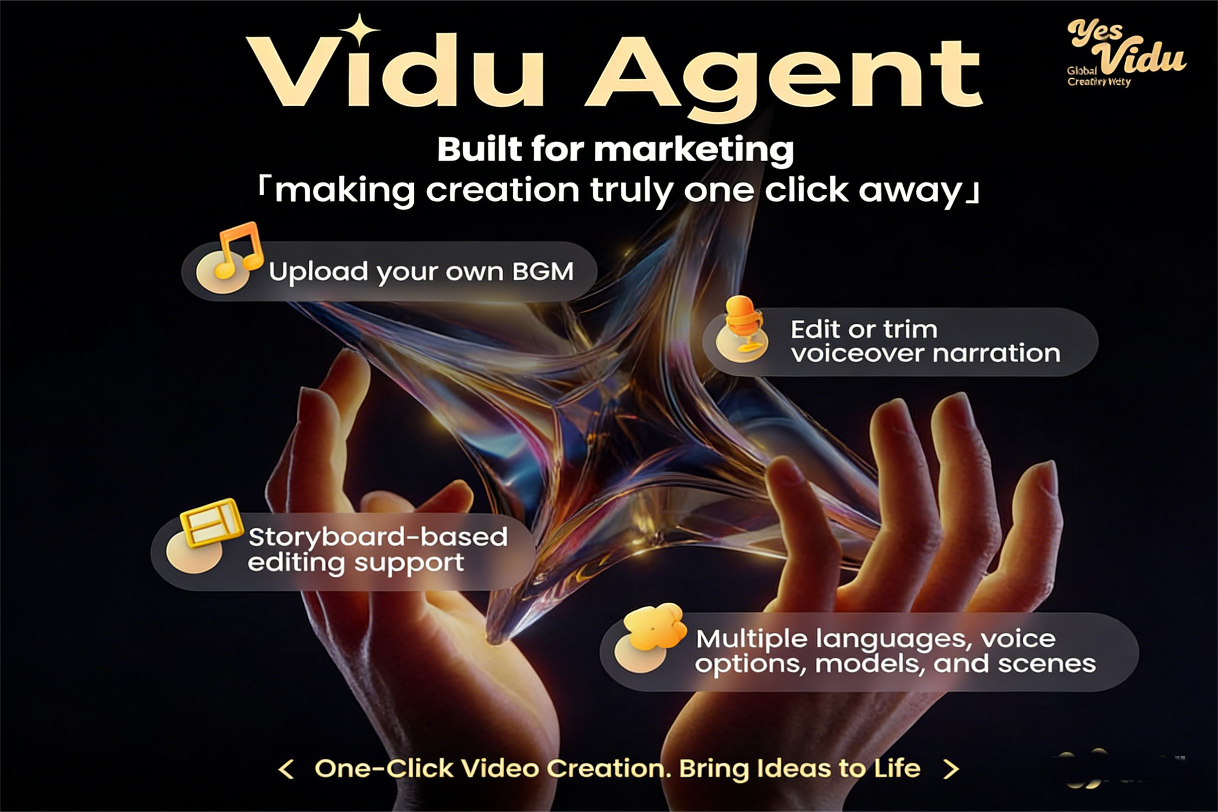 Vidu Agent 1.0正式上线:开启YESVIDU全球创意周